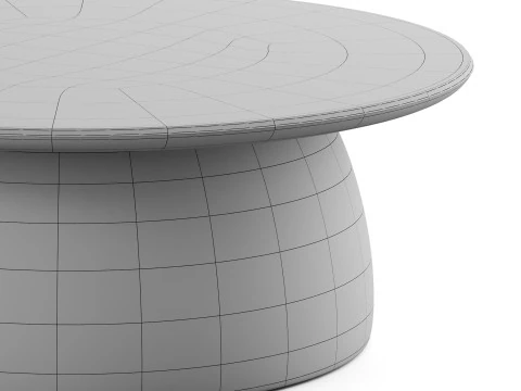 Coffee table in Wabi-Sabi style 3D Model