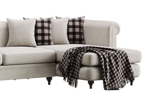 Corner sofa F71 by Delavega 3D Model