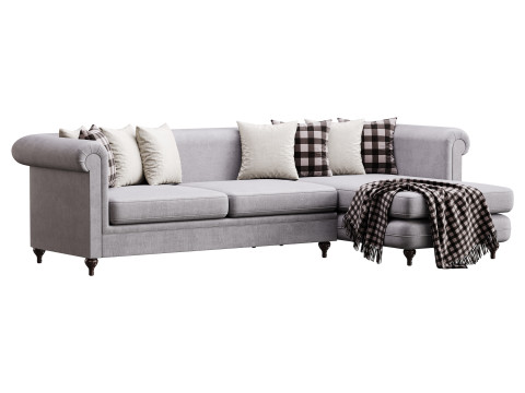 Corner sofa F71 by Delavega 3D Model