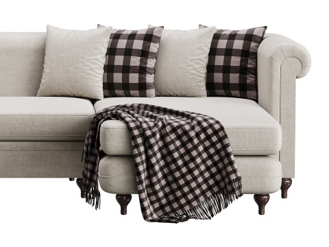 Corner sofa F71 by Delavega 3D Model