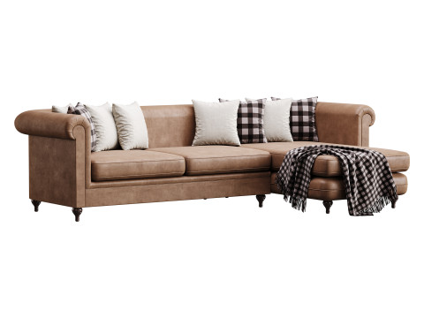Corner sofa F71 by Delavega 3D Model