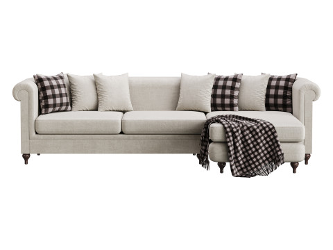 Corner sofa F71 by Delavega 3D Model