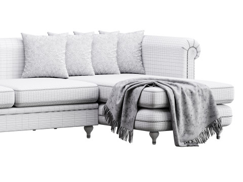Corner sofa F71 by Delavega 3D Model