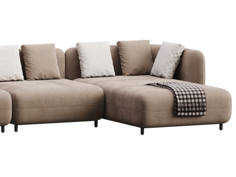 Corner sofa F123 by Delavega 3D 모델