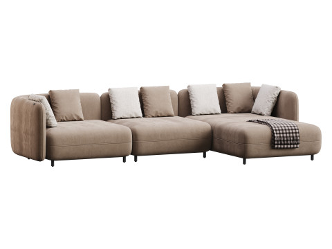 Corner sofa F123 by Delavega 3D 모델