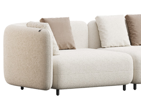 Corner sofa F123 by Delavega 3D 모델