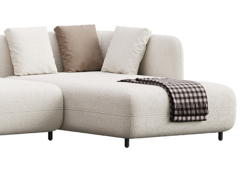 Corner sofa F123 by Delavega 3D 모델