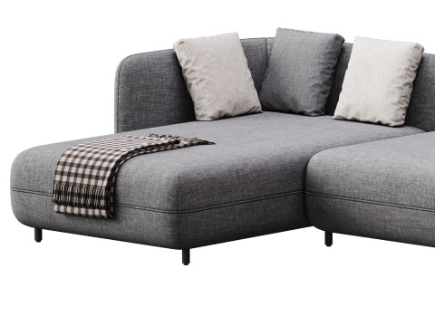 Corner sofa F123 by Delavega 3D 모델