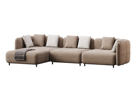 Corner sofa F123 by Delavega 3D 모델
