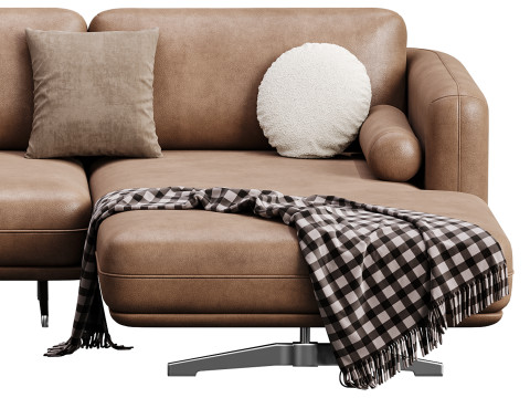 Corner sofa F125 3D Model
