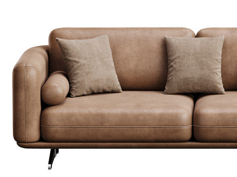 Corner sofa F125 3D Model