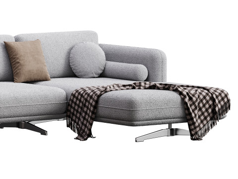Corner sofa F125 3D Model