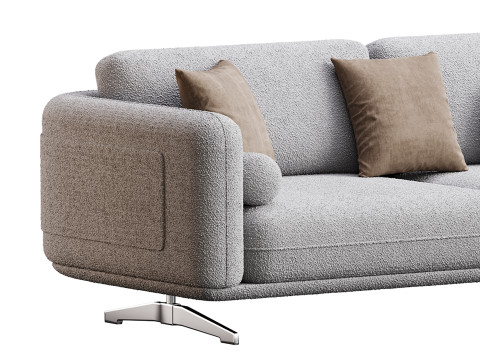Corner sofa F125 3D Model
