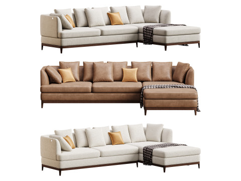 Corner sofa F205 by Delavega 3D मॉडल