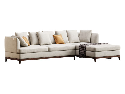 Corner sofa F205 by Delavega Modello 3D