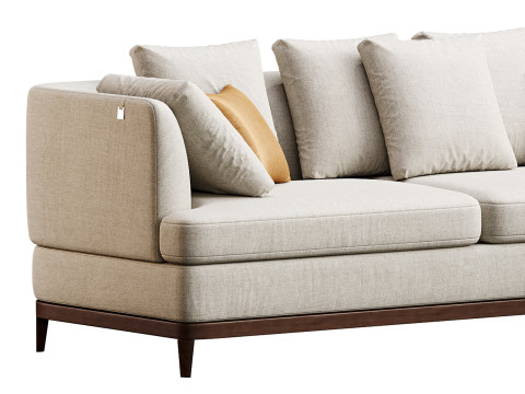 Corner sofa F205 by Delavega Modello 3D