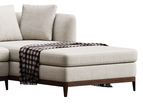 Corner sofa F205 by Delavega Modello 3D