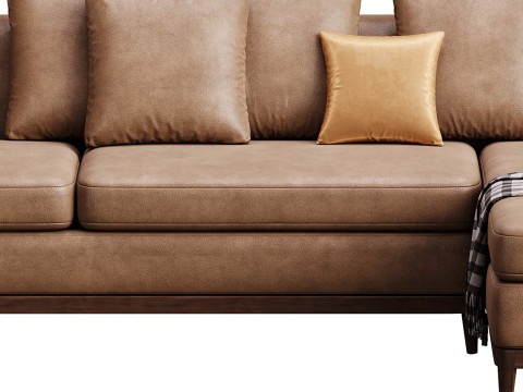 Corner sofa F205 by Delavega Modello 3D