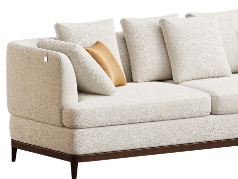 Corner sofa F205 by Delavega Modello 3D