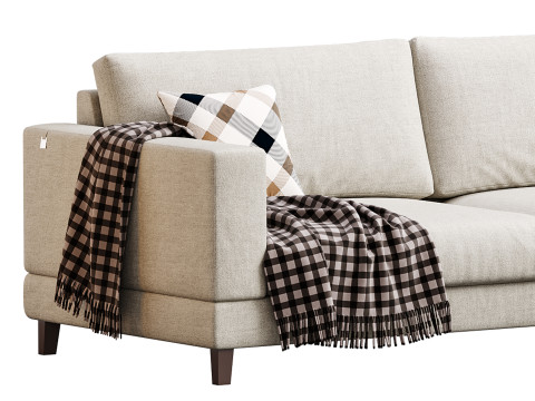 Corner sofa FP111 by Delavega 3D मॉडल