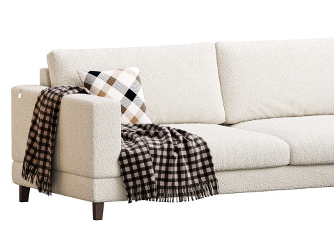 Corner sofa FP111 by Delavega 3D मॉडल