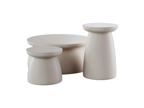 Japandi Design Beige Color Modèle 3D