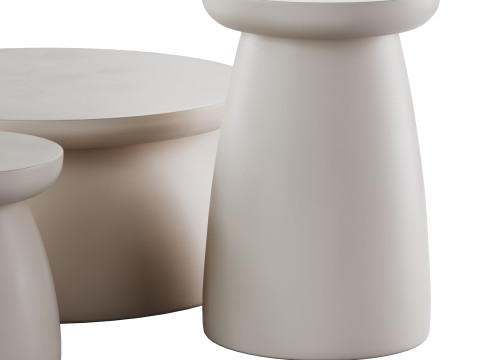 Japandi Design Beige Color 3D Модель