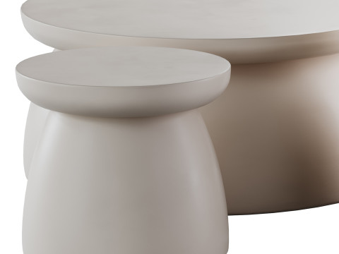 Japandi Design Beige Color 3D Модель