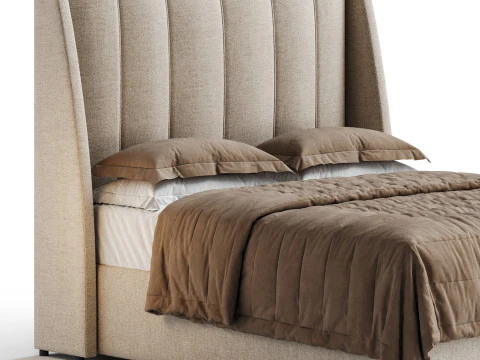 मिया बिस्तर - डबल 3D मॉडल