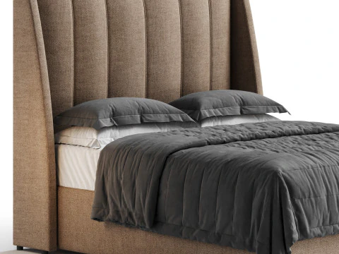 मिया बिस्तर - डबल 3D मॉडल