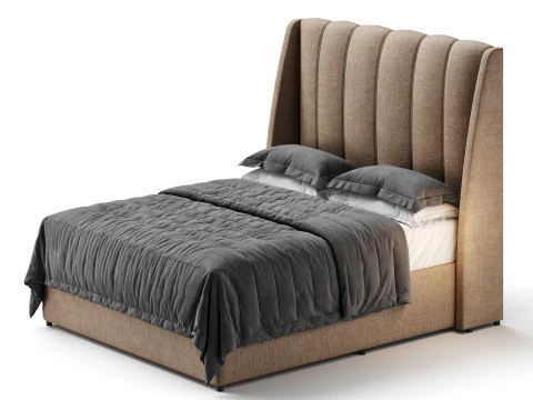 मिया बिस्तर - डबल 3D मॉडल