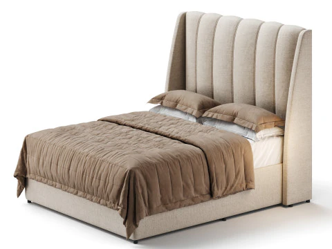 मिया बिस्तर - डबल 3D मॉडल