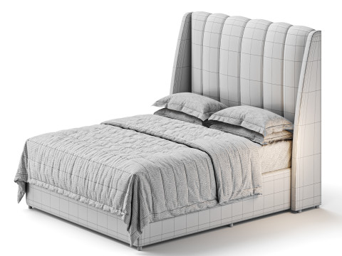 Mia Bed - Double 3D 模型