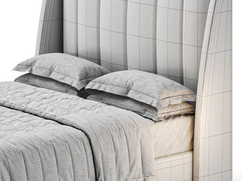 मिया बिस्तर - डबल 3D मॉडल