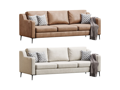 Sofa Halle L by Delavega 3D Model
