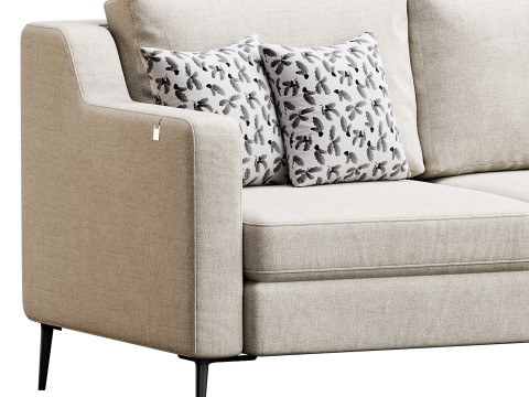 Sofa Halle L by Delavega Modelo 3D
