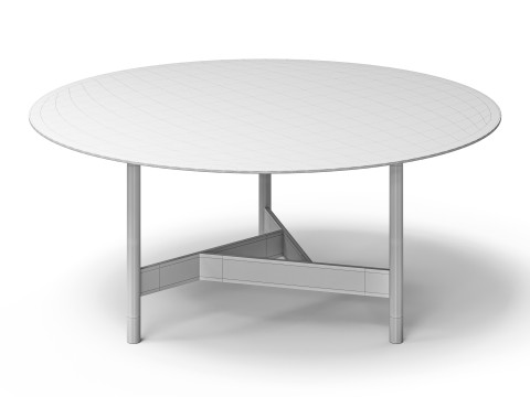 Agos Table - Fiam 2 3D 模型