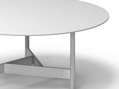 Agos Table - Fiam 2 3D Model