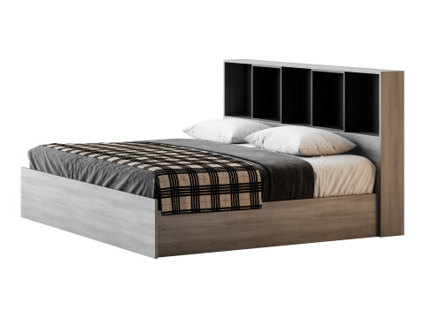 April Bed Set with Chest of Drawers 3Dモデル