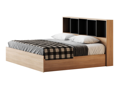 April Bed Set with Chest of Drawers 3Dモデル