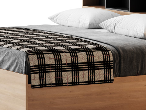 April Bed Set with Chest of Drawers 3Dモデル