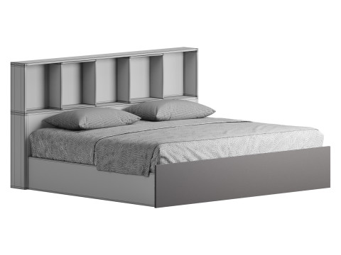April Bed Set with Chest of Drawers 3Dモデル