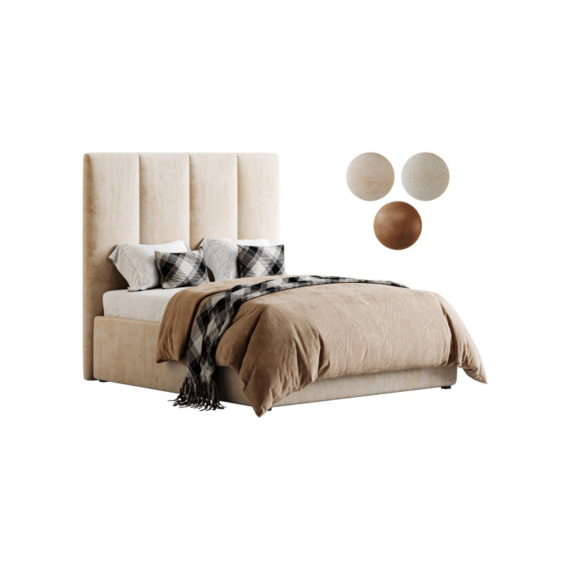 Łóżko MEDINA Model 3D .c4d .max .obj .3ds .fbx .stl .blend