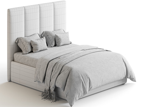 Bed MEDINA 3D Model