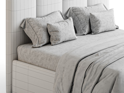 Bed MEDINA 3D Model