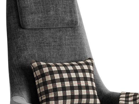 BRUNE lounge arimchair 3D Model