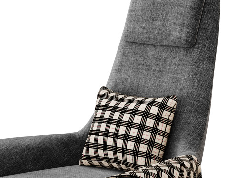 BRUNE lounge arimchair 3D Model