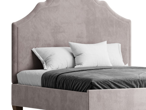 Double bed Guss P Model 3D