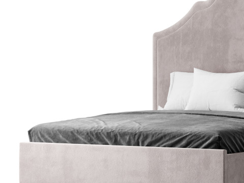 Double bed Guss P Model 3D