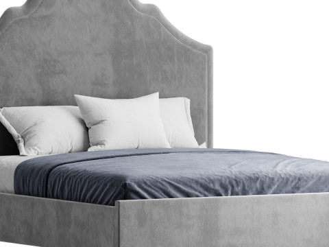 Double bed Guss P Model 3D